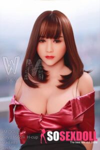 WM Japanische BBW-Sexpuppe mit schwarzen Haaren