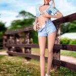 candy sex doll silver hair teen doll