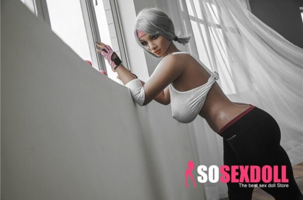 black gymnast doll big ass white hair sex doll