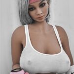 black gymnast doll big ass white hair sex doll