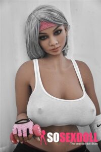 black gymnast doll big ass white hair sex doll