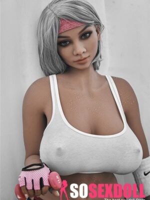 black gymnast doll big ass white hair sex doll