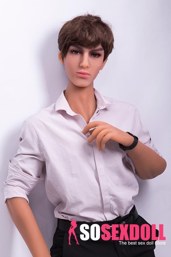Female love doll Muscular male sex doll with big dildo
