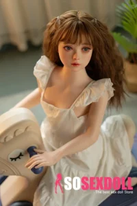 flat chested sex doll life size silicone mini love doll