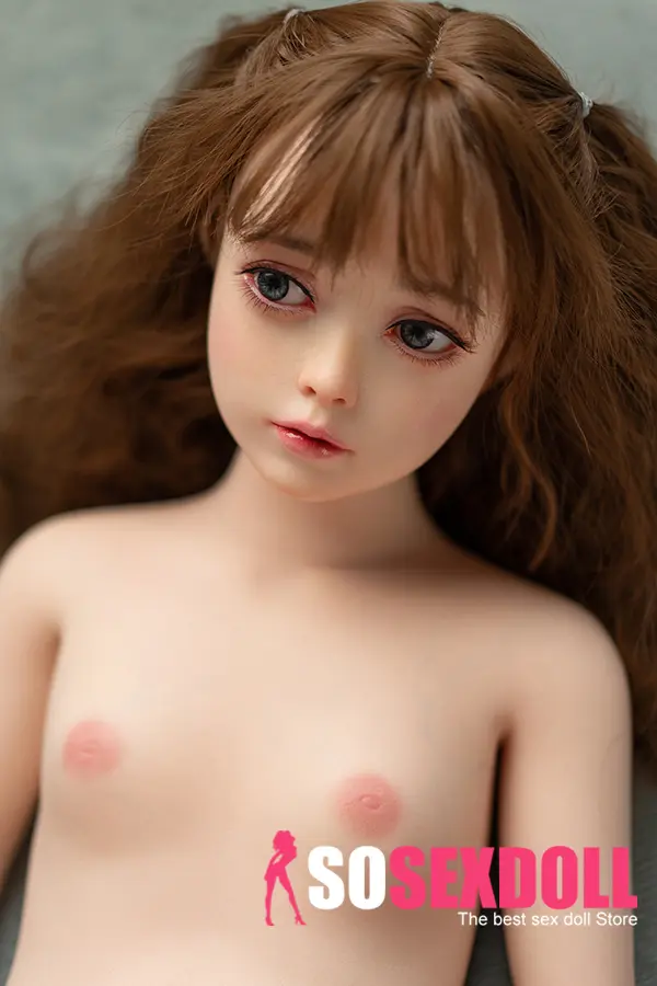 flat chested sex doll life size silicone mini love doll