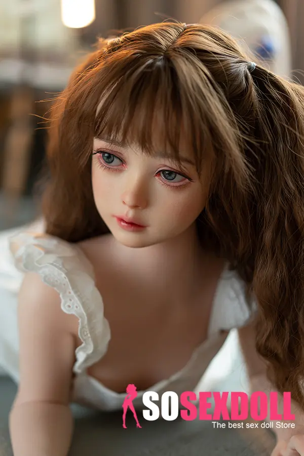 100cm Flat Chested Sex Doll Life Size Silicone Mini Custom Love Doll Sosexdoll