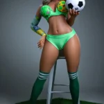 black sex doll hot world cup football fans beauty girl