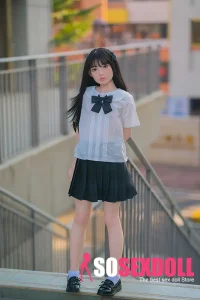 Japanese School Girl Pointy Tits Silicone Sex Doll