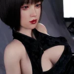 Short Hair Silicone Life Like Sex Doll