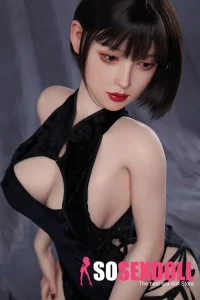 Short Hair Silicone Life Like Sex Doll