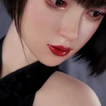 Short Hair Silicone Life Like Sex Doll