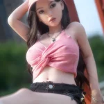 bell shaped boobs full silicone sex doll
