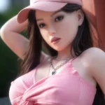 bell shaped boobs full silicone sex doll