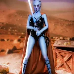 Elf TPE Sex Doll E Cup Blue Skin In US Stock