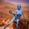 Elf TPE Sex Doll E Cup Blue Skin In US Stock