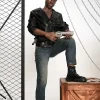 Full Body Police Black Male Sex Doll For Girl
