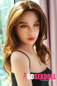 freckle flat breast sex doll a cup gynoid sex doll hedy