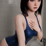 Short Hair TPE+Silicone Japanese Realistic Sex Doll