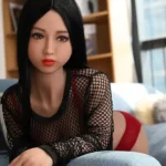 Black Wig Asian Big Boobs Sex Doll