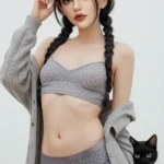Flat Chest Girl A Cup Booty Sex Doll