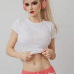 Silicone Blonde Hair C Cup Sexy Doll