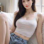 140cm 4ft6 TPE Youthful Seductive Woman Little Breasts Fair Skin Sex Doll
