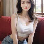 140cm 4ft6 TPE Youthful Seductive Woman Little Breasts Fair Skin Sex Doll