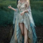 150cm 4ft9 Silicone Youthful Forest Elf Petite Breasts Fair Skin Sex Doll M8 Head