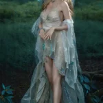 150cm 4ft9 Silicone Youthful Forest Elf Petite Breasts Fair Skin Sex Doll M8 Head