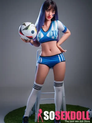 152cm 5ft Silicone Hyper Realistic C Cup Chubby Chests Soccer Baby Sex Doll M29 Head