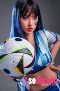 152cm 5ft Silicone Hyper Realistic C Cup Chubby Chests Soccer Baby Sex Doll M29 Head