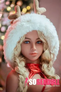 153cm 5ft Sexy Santa Girl Big Chest Tiny Waist Blonde Hair Sex Doll 217 Head In Stock(EU only)