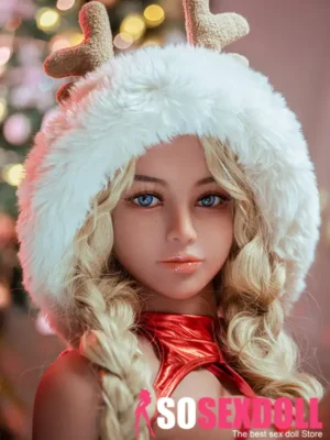 153cm 5ft TPE Christmas Reindeer Heavy Breasts Slim Waist Full Hips Sex Doll 217 Head