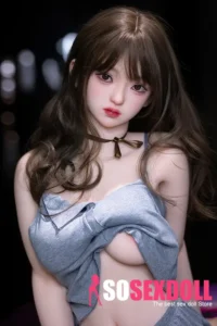 157cm 5ft2 TPE Juicy Breast plush figure Sex Doll 231 Head