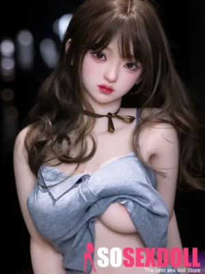 157cm 5ft2 TPE Juicy Breast plush figure Sex Doll 231 Head