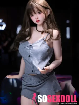 157cm 5ft1 Yarinya Farin Ciki Farin Fata Chubby Nono Raven Gashi Tsantsar Jima'i A Hannun jari (Amurka kawai)