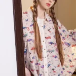 159cm 5ft2 TPE Blonde Double Ponytail Pajama Party Small Breasts Sex Doll With Tongue Head