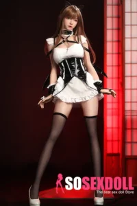 160cm 5ft2 Silicone Little Devil Anime Cosplay Long Hair Sex Doll M10 Head