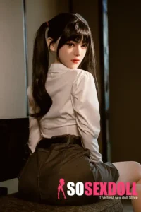 160cm 5ft2 Silicone Schoolgirl Look JK Suit Huge Boobs Sex Doll Design To Pleasure
