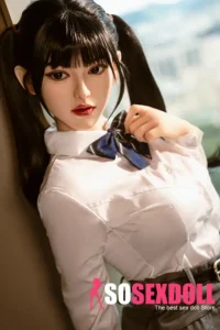 160cm 5ft2 Silicone Schoolgirl Look JK Suit Huge Boobs Sex Doll Design To Pleasure