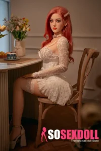 160cm 6ft2 Silicone Youthful Woman Pink Hair Sexy Lingerie Sex Doll