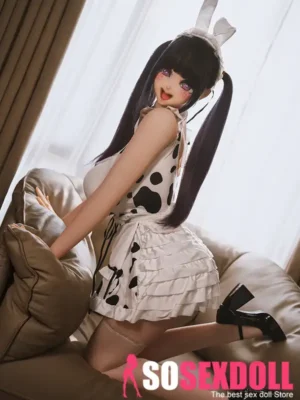 161cm 5ft3 Purple Hair Busty Sex Doll Silicone S29 Head With Tongue Head