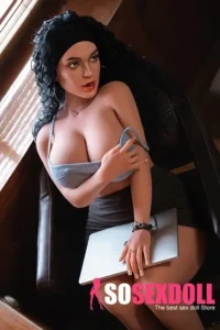 162cm 5ft3 Silicone Black Curls Plump Ass Sex Doll M33 Head Design To Pleasure
