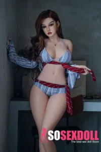 164cm 5ft4 Silicone Big Waves Chubby Boobs Sex Doll S26 Head With Tongue Head