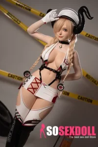 164cm 5ft4 Silicone Cosplay Ready Blonde Ponytail Sex Doll S31 Head For Ultimate Pleasure