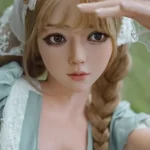 164cm 5ft4 Silicone Cute Double Ponytail Sex Doll Loli Realistic Baby
