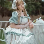 164cm 5ft4 Silicone Cute Double Ponytail Sex Doll Loli Realistic Baby