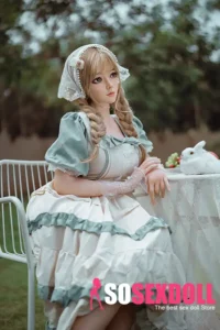 164cm 5ft4 Silicone Cute Double Ponytail Sex Doll Loli Realistic Baby