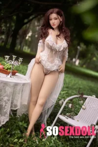 Muñeca sexual de silicona de 164 cm y 5 m, estilo pastoral, con rizos.