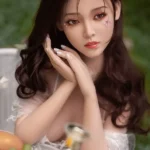 164cm 5ft4 Silicone Gorgeous Woman Pastoral Style Curls Hair Sex Doll